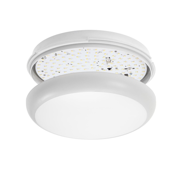 Plafon NYMPHEA CITY PRO 24W CCT 230V 120st IP65 IK10 FI330x79mm białe Biały okrągłe okrągła 5 Lat Gwarancji SLI031029CCT SPECTRUM LED