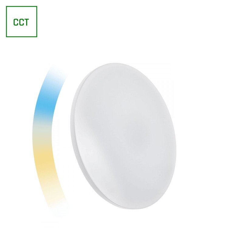 Plafon NYMPHEA 24W CCT 230V 130st IP20 390x70mm Biały okrągła DIM Wi-Fi/BT SMART SLI031033CCT SPECTRUM LED