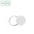 Plafon NYMPHEA BLACK & WHITE RINGS 18W CW 230V 115st IP54 FI250x52 Biały/Czarny Okrągła SLI031034CW_PW SPECTRUM LED