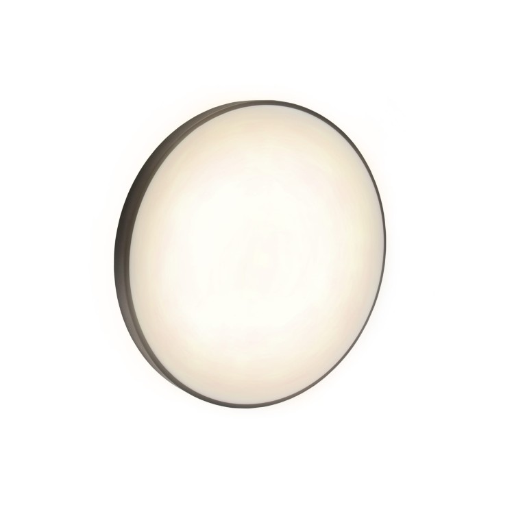 Plafon NYMPHEA BLACK & WHITE RINGS 18W WW 230V 115st IP54 FI250x52 Biały/Czarny Okrągła SLI031034WW_PW SPECTRUM LED