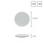 Plafon NYMPHEA BLACK & WHITE RINGS 18W WW 230V 115st IP54 FI250x52 Biały/Czarny Okrągła SLI031034WW_PW SPECTRUM LED