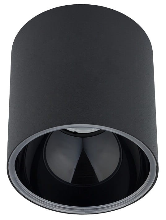 Sufitowa oprawa lampa punktowa HALO BLACK/BLACK 8196 NOWODVORSKI Lighting GU10 tuba spot downlight natynkowa nowoczesna oświetleniowa czarno-czarna pojedyncza Inspiracje Premium