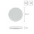 Plafon NYMPHEA BLACK & WHITE RINGS 24W CW 230V 115st IP54 FI320x52 Biały/Czarny Okrągła SLI031035CW_PW SPECTRUM LED