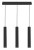 Lampa sufitowa wisząca Industrialna Loft EYE BLACK III zwis 7862 NOWODVORSKI Lighting GU10 x3 oświetleniowa żyrandol nowoczesna metal do Kuchni Jadalni nad stół blat wyspę czarna zwis Inspiracje Premium