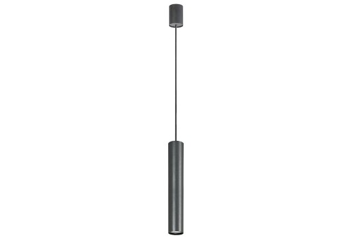 Lampa sufitowa wisząca Industrialna Loft EYE GRAPHITE I zwis L 5456 NOWODVORSKI Lighting GU10 oświetleniowa żyrandol nowoczesna metal do Kuchni Jadalni nad stół blat wyspę szara grafitowa pojedyncza Inspiracje Premium