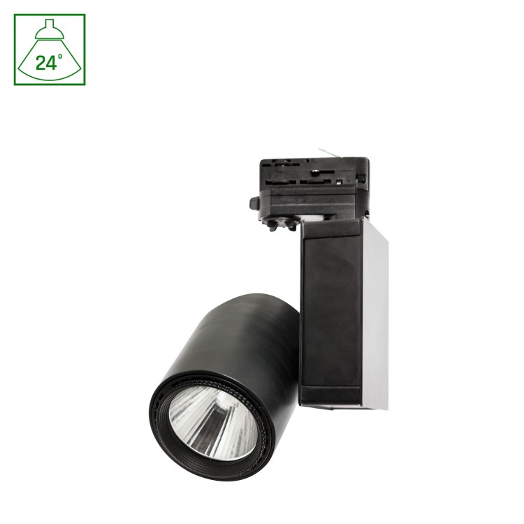 Lampa szynowa Reflektor szynowy MADARA COB LED 230V 30W 24st IP20 WW Szynowe black SLI033017WW_BLACK SPECTRUM LED szynoprzewodu