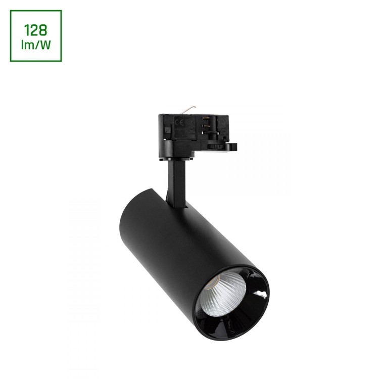Lampa szynowa Reflektor szynowy ANDROMEDA na Szynoprzewód 3F 25W WW 230V 36, 60st IP20 170x160x74mm Czarny SLI033018WW_PW SPECTRUM LED szynoprzewodu