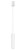Lampa sufitowa wisząca Industrialna Loft EYE WHITE I zwis M 5397 NOWODVORSKI Lighting GU10 oświetleniowa żyrandol nowoczesna metal do Kuchni Jadalni nad stół blat wyspę biała pojedyncza Inspiracje Premium