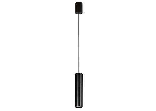 Lampa sufitowa wisząca Industrialna Loft EYE BLACK I zwis M 6840 NOWODVORSKI Lighting GU10 oświetleniowa żyrandol nowoczesna metal do Kuchni Jadalni nad stół blat wyspę czarna pojedyncza Inspiracje Premium
