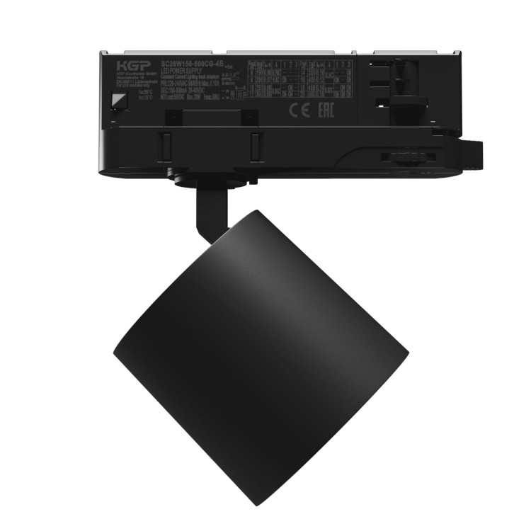 Lampa szynowa Reflektor szynowy ARTEMIDA MINI 6,5-20W WW 230V 36, 60st. IP20 Ra90 75x78x110 Czarny 5 Lat Gwarancji z regulacją mocy SLI033023WW_PW SPECTRUM LED szynoprzewodu