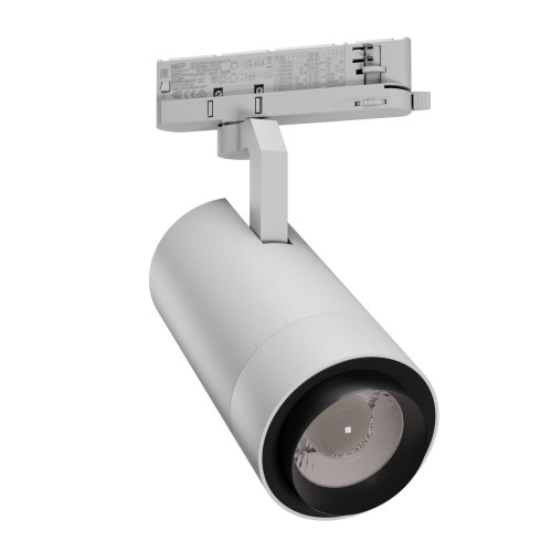 Lampa szynowa Reflektor szynowy PAVA 2 na Szynoprzewód 3F 19-42W NW 230V 20-45ST IP20 RA90 Biały 5 Lat Gwarancji Z regulacją mocy SLI033030NW_PW SPECTRUM LED szynoprzewodu