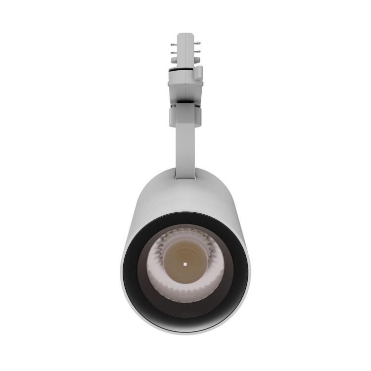 Lampa szynowa Reflektor szynowy PAVA 2 na Szynoprzewód 3F 19-42W NW 230V 20-45ST IP20 RA90 Biały 5 Lat Gwarancji Z regulacją mocy SLI033030NW_PW SPECTRUM LED szynoprzewodu