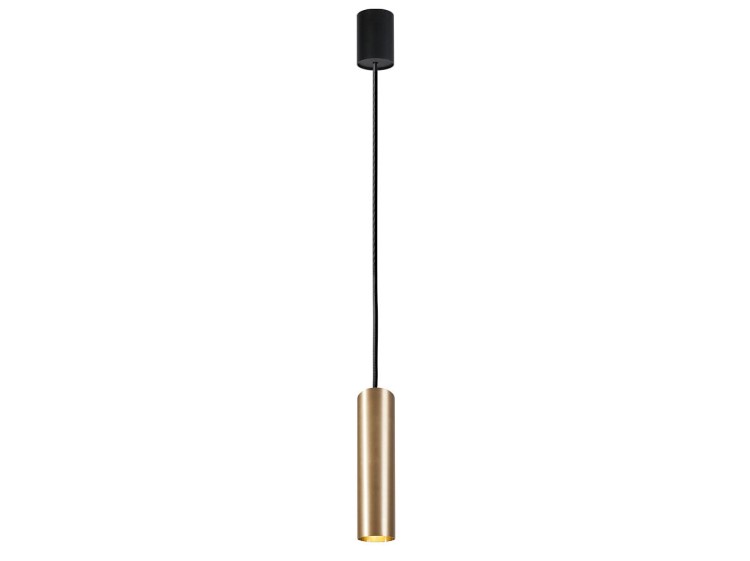 Lampa sufitowa wisząca Industrialna Loft EYE SOLID BRASS I zwis M 8914 NOWODVORSKI Lighting GU10 oświetleniowa żyrandol nowoczesna metal do Kuchni Jadalni nad stół blat wyspę mosiądz złoto-czarna pojedyncza Inspiracje Premium