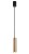 Lampa sufitowa wisząca Industrialna Loft EYE SOLID BRASS I zwis M 8914 NOWODVORSKI Lighting GU10 oświetleniowa żyrandol nowoczesna metal do Kuchni Jadalni nad stół blat wyspę mosiądz złoto-czarna pojedyncza Inspiracje Premium