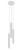 Lampa sufitowa wisząca Industrialna Loft EYE WHITE III zwis L 8916 NOWODVORSKI Lighting GU10 x3 oświetleniowa żyrandol nowoczesna metal do Kuchni Jadalni nad stół blat wyspę biała zwis Inspiracje Premium