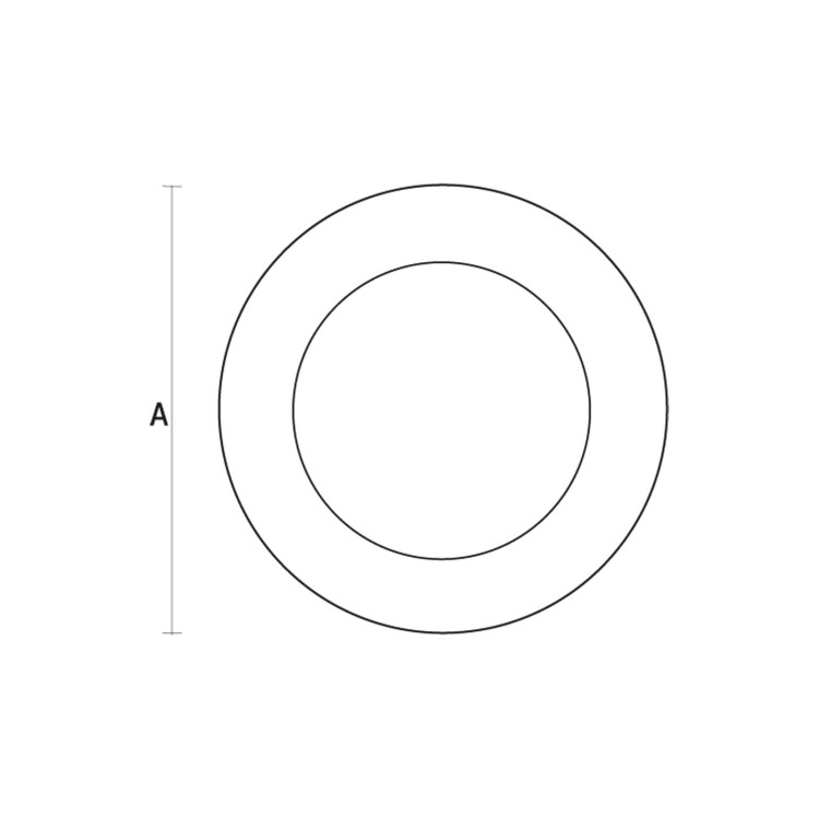 Oprawa sufitowa downlight ALGINE ECO LED ROUND 230V 12W IP20 CW sufitowe biała ramka Podtynkowa SLI035017CW SPECTRUM LED