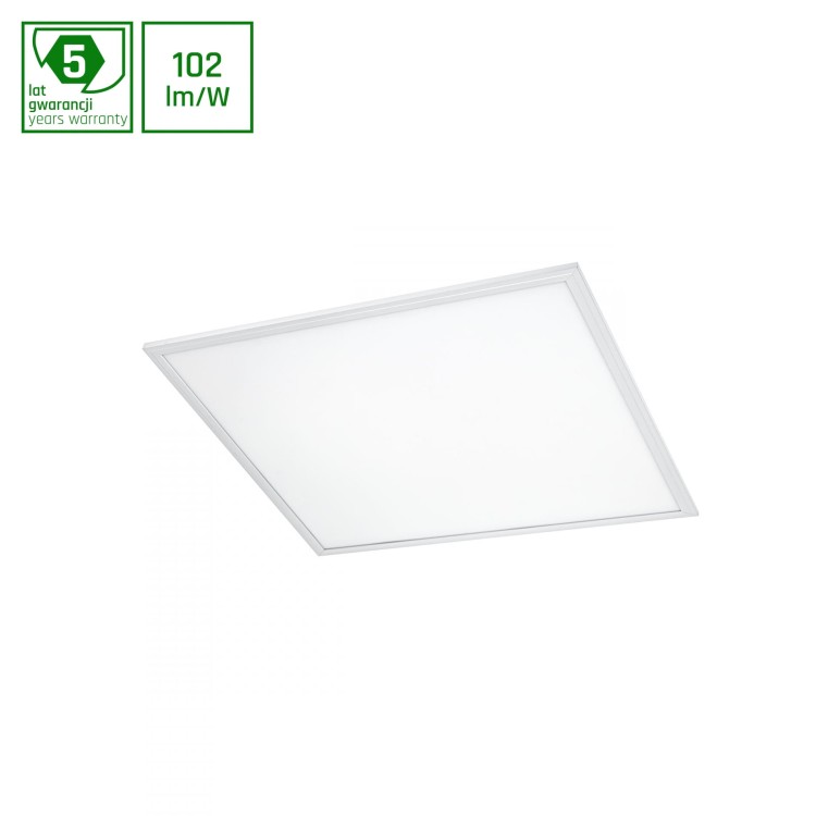 ALGINE Panel 45W CW 230V 120st IP20 IK06 600x600x10mm Biały 5 Lat Gwarancji SLI035037CW SPECTRUM LED