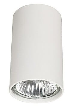 Sufitowa oprawa lampa punktowa Industrialna Loft EYE WHITE S 5255 NOWODVORSKI Lighting GU10 tuba spot natynkowa nowoczesna oświetleniowa nowoczesna metal do Kuchni Jadalni biała Inspiracje Premium