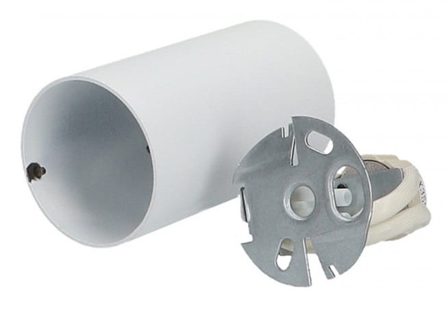Sufitowa oprawa lampa punktowa Industrialna Loft EYE WHITE S 5255 NOWODVORSKI Lighting GU10 tuba spot natynkowa nowoczesna oświetleniowa nowoczesna metal do Kuchni Jadalni biała Inspiracje Premium
