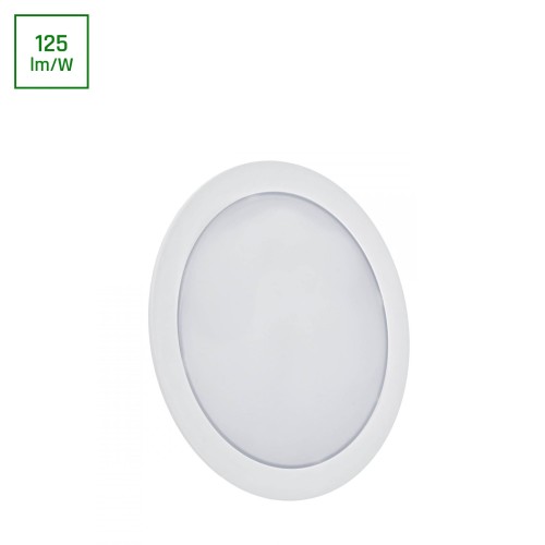 ALGINE ECO 2w1 Natynk-Podtynk Downlight 12W WW 230V 110st IP20 IK06 170x35mm białe Biały okrągłe okrągła SLI037028WW_PW SPECTRUM LED