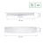 ALGINE ECO 2w1 Natynk-Podtynk Downlight 18W WW 230V 110st IP20 IK06 223x35mm białe Biały okrągłe okrągła SLI037029WW_PW SPECTRUM LED