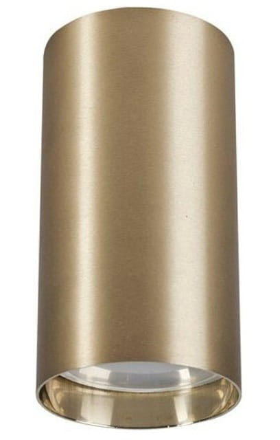 Sufitowa oprawa lampa punktowa Industrialna Loft EYE SOLID BRASS S 8911 NOWODVORSKI Lighting GU10 tuba spot natynkowa nowoczesna oświetleniowa nowoczesna metal do Kuchni Jadalni mosiądz złota Inspiracje Premium