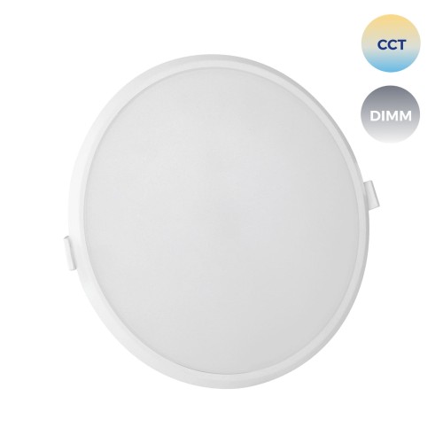 ALGINE Downlight 22W 230V 120st IP20 IK06 FI215x38mm białe Biały okrągłe okrągła CCT+DIM Wi-Fi SMART SLI038017CCT SPECTRUM LED