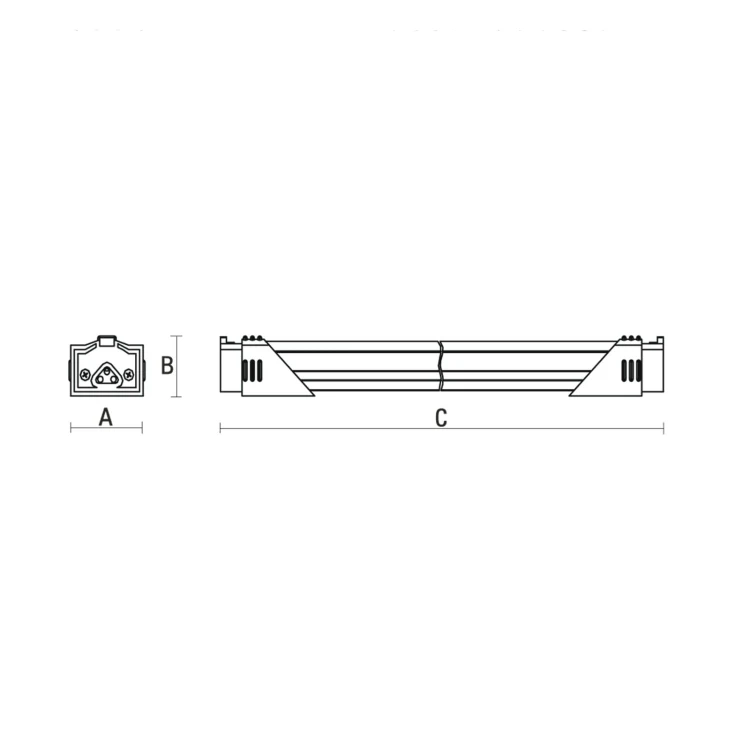 Freshline 560mm transparent Nabiał, 24V, 9W SLI039001D SPECTRUM LED