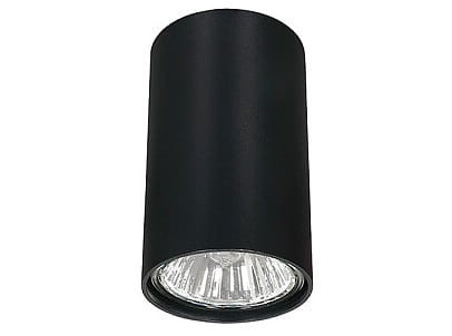 Sufitowa oprawa lampa punktowa Industrialna Loft EYE BLACK S 6836 NOWODVORSKI Lighting GU10 tuba spot natynkowa nowoczesna oświetleniowa nowoczesna metal do Kuchni Jadalni czarna Inspiracje Premium