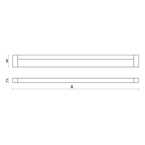 CABINET Moduł liniowy LED SMD 5,3W 12V 500mm WW point touch SLI040034WW SPECTRUM LED lampa oprawa podszafkowa do kuchni nad blat