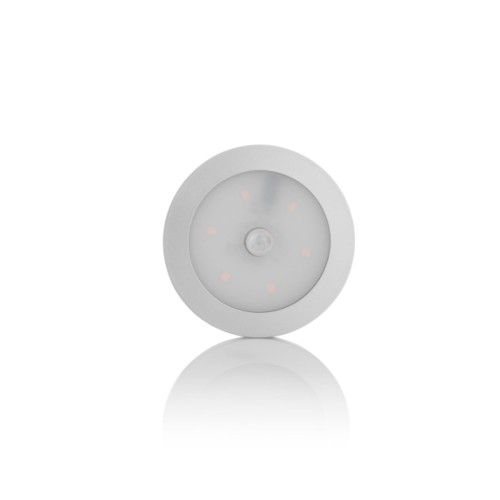 CABINET Meblowa Oczko 2,9W NW 12V 120st IP20 68x70mm Biały PIR SLI040038NW SPECTRUM LED lampa oprawa podszafkowa do kuchni nad blat