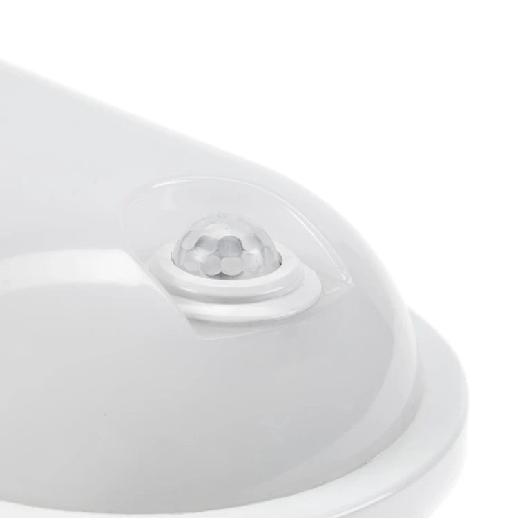 TECHNIC Lampa kanałowa 20W NW 230V 120st IP54 IK07 270x145x70mm Biały owalna czujnik ruchu PIR SLI041046NW_PW SPECTRUM LED