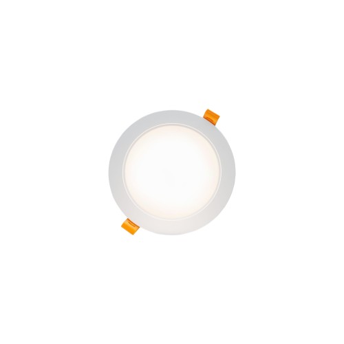 DURE 3 Downlight 12W WW 230V 110st IP54 IK06 145x34 białe Biały okrągłe okrągła Zasilacz zintegrowany SLI043007WW_PW SPECTRUM LED