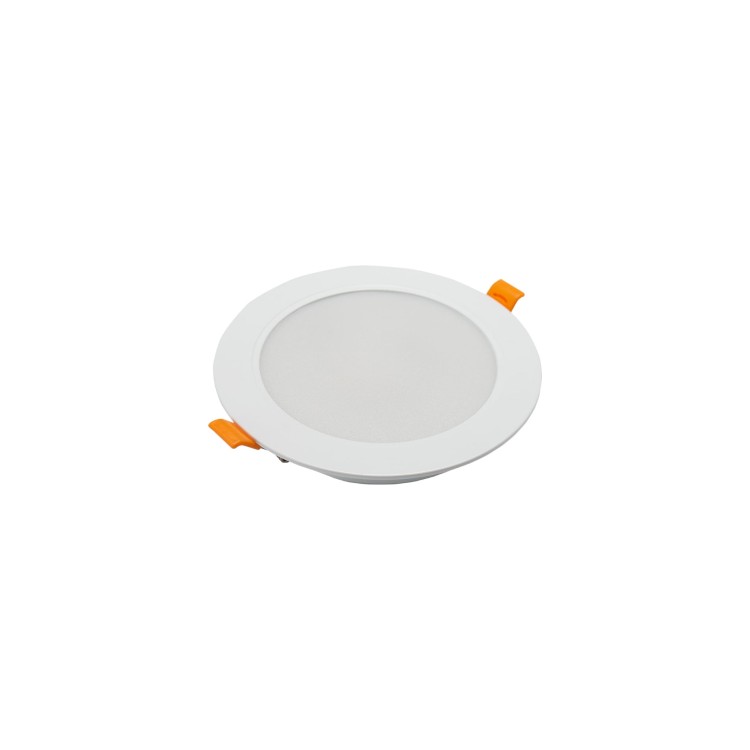 DURE 3 Downlight 12W WW 230V 110st IP54 IK06 145x34 białe Biały okrągłe okrągła Zasilacz zintegrowany SLI043007WW_PW SPECTRUM LED