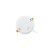 DURE 3 Downlight 12W WW 230V 110st IP54 IK06 145x34 białe Biały okrągłe okrągła Zasilacz zintegrowany SLI043007WW_PW SPECTRUM LED