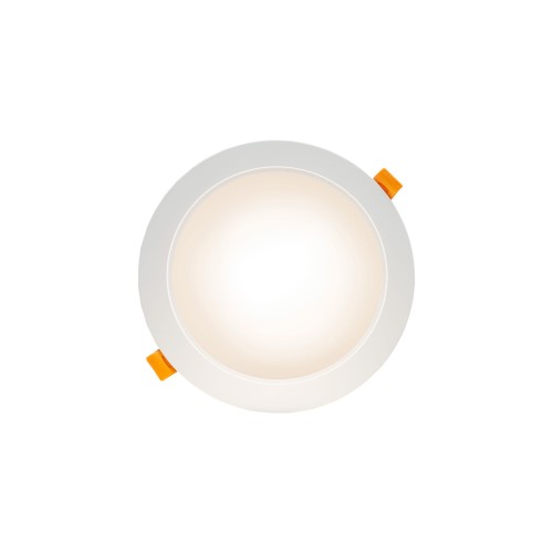 DURE 3 Downlight 18W WW 230V 110st IP54 IK06 170x34 białe Biały okrągłe okrągła Zasilacz zintegrowany SLI043008WW_PW SPECTRUM LED