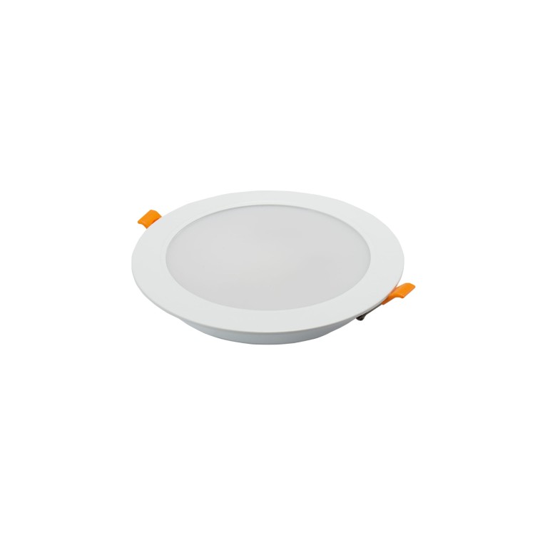 DURE 3 Downlight 18W WW 230V 110st IP54 IK06 170x34 białe Biały okrągłe okrągła Zasilacz zintegrowany SLI043008WW_PW SPECTRUM LED