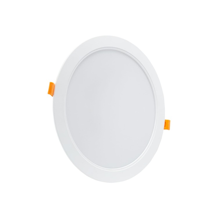 DURE 3 Downlight 24W WW 230V 110st IP54 IK06 220x34 białe Biały okrągłe okrągła Zasilacz zintegrowany SLI043009WW_PW SPECTRUM LED