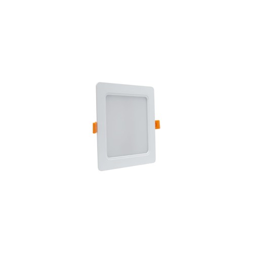 DURE 3 Downlight 12W CW 230V 110st IP54 IK06 145x145x34 Biały Kwadratowa Zasilacz zintegrowany SLI043010CW_PW SPECTRUM LED