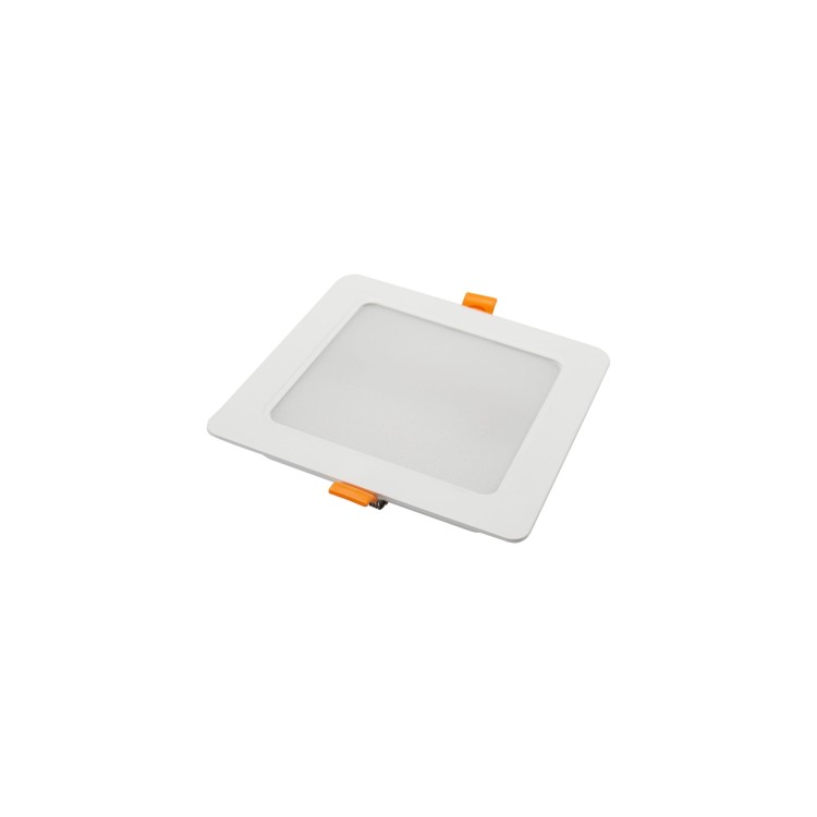 DURE 3 Downlight 12W CW 230V 110st IP54 IK06 145x145x34 Biały Kwadratowa Zasilacz zintegrowany SLI043010CW_PW SPECTRUM LED