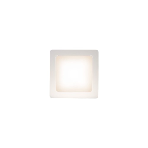 DURE 3 Downlight 12W WW 230V 110st IP54 IK06 145x145x34 Biały Kwadratowa Zasilacz zintegrowany SLI043010WW_PW SPECTRUM LED