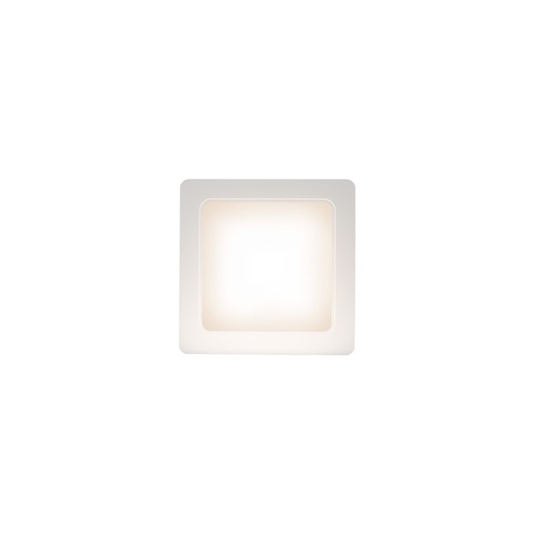 DURE 3 Downlight 12W WW 230V 110st IP54 IK06 145x145x34 Biały Kwadratowa Zasilacz zintegrowany SLI043010WW_PW SPECTRUM LED