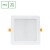 DURE 3 Downlight 18W CW 230V 110st IP54 IK06 170x170x34 Biały Kwadratowa Zasilacz zintegrowany SLI043011CW_PW SPECTRUM LED