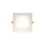 DURE 3 Downlight 18W WW 230V 110st IP54 IK06 170x170x34 Biały Kwadratowa Zasilacz zintegrowany SLI043011WW_PW SPECTRUM LED
