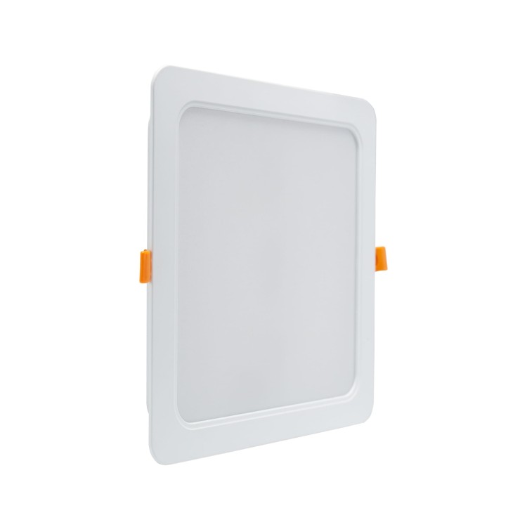 DURE 3 Downlight 24W CW 230V 110st IP54 IK06 220x220x34 Biały Kwadratowa Zasilacz zintegrowany SLI043012CW_PW SPECTRUM LED