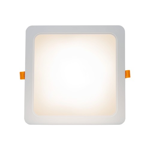 DURE 3 Downlight 24W WW 230V 110st IP54 IK06 220x220x34 Biały Kwadratowa Zasilacz zintegrowany SLI043012WW_PW SPECTRUM LED