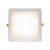 DURE 3 Downlight 24W WW 230V 110st IP54 IK06 220x220x34 Biały Kwadratowa Zasilacz zintegrowany SLI043012WW_PW SPECTRUM LED