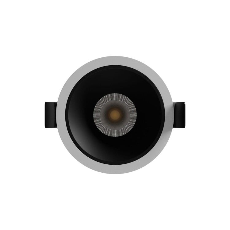 Oprawa sufitowa ORBITO Downlight 10W NW 230V 40st IP44 Ra90 UGR<19 97X65MM Biały/Czarny Mat okrągła 5 Lat Gwarancji SLI043018NW_PW SPECTRUM LED