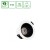 Oprawa sufitowa ORBITO Downlight 10W WW 230V 40st IP44 Ra90 UGR<19 97X65MM Biały/Czarny Mat okrągła 5 Lat Gwarancji SLI043018WW_PW SPECTRUM LED