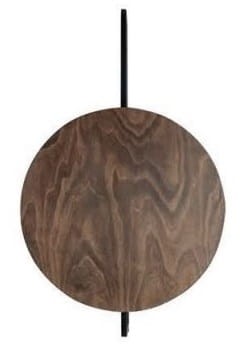 Lampa ścienna Kinkiet Industrialny Loft SUNSET B 7655 NOWODVORSKI Lighting GX53 x2 okrąg drewniany nowoczesna oprawa oświetleniowa metal drewno sklejka podwójny Inspiracje Premium